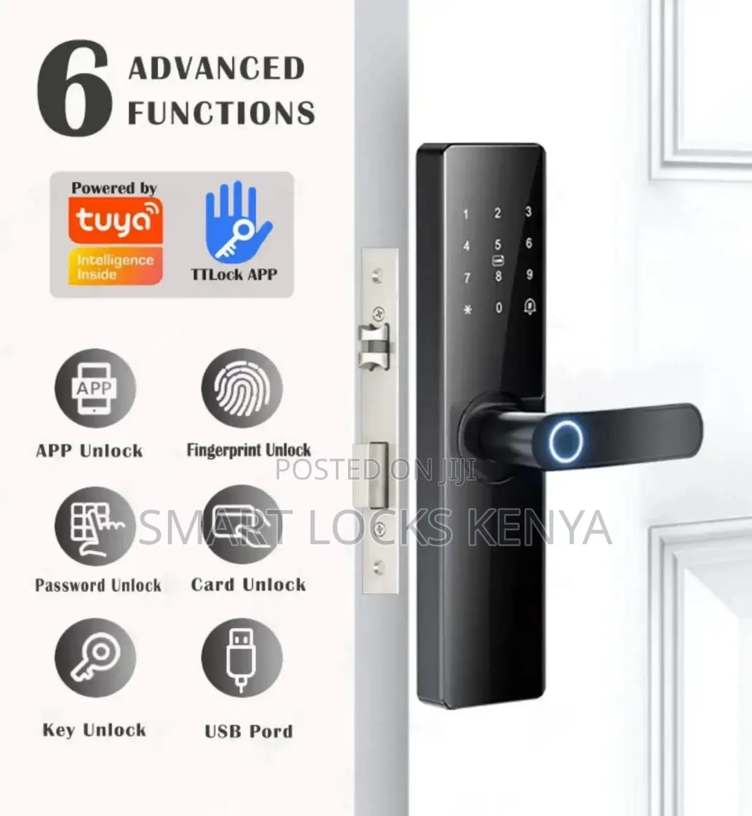 Tuya Biometric Door Lock