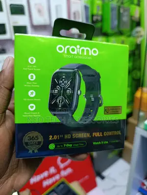 Oraimo Watch 5 Lite 2.01" Hd Ip68 Smart Watch