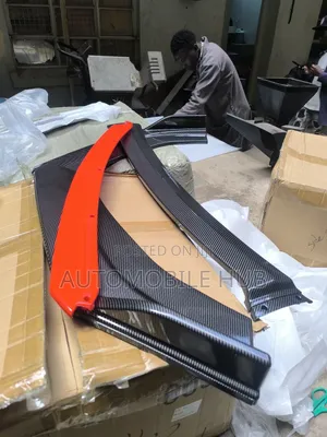 Front Bumper Lip Splitter | Carbon Look | Automobile Hub Kenya