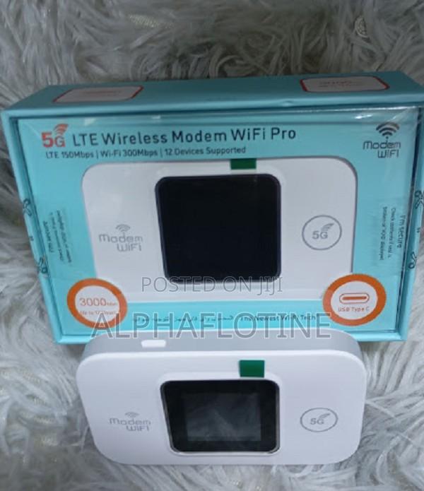 5g Lte Wireless Modem Wifi Pro High-Speed 3000mah Battery