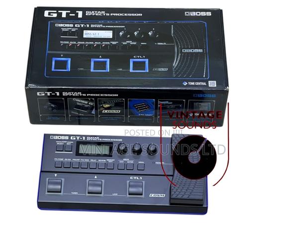 Boss Gt-1 Guitar Effects Processor, Black (Pack of 1) - thumbnail 3