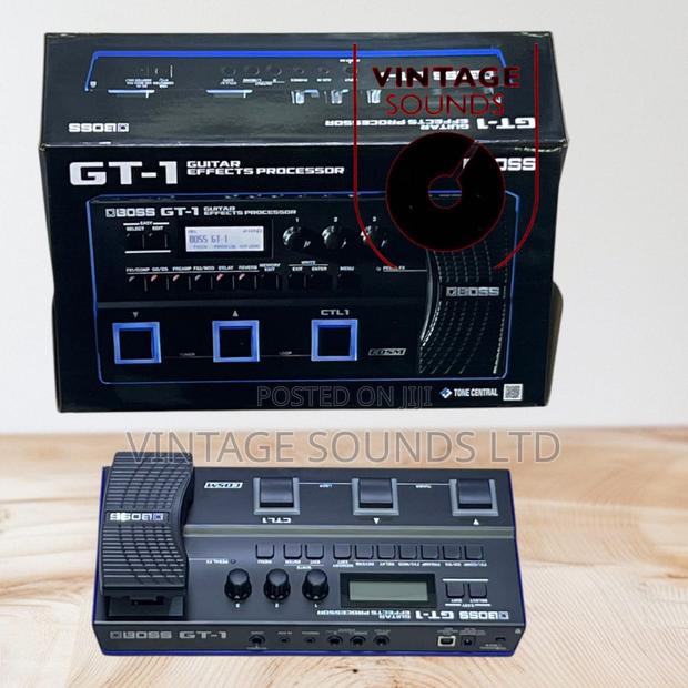 Boss Gt-1 Advanced Guitar Effects Processor, Black .