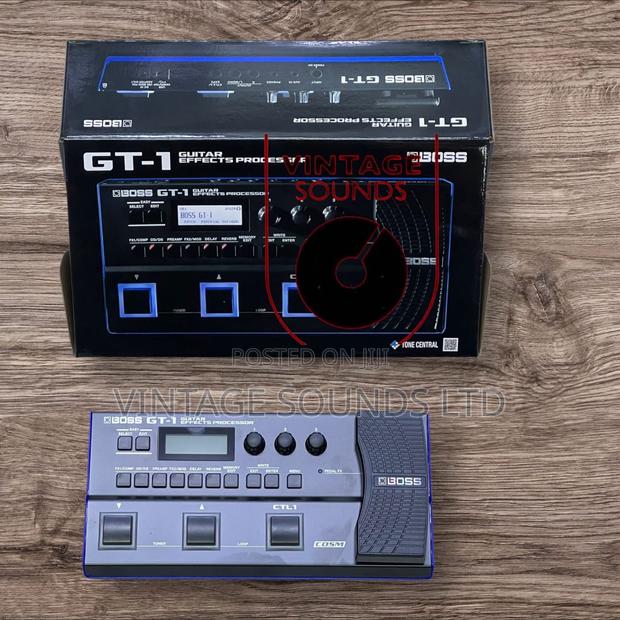 Boss Gt-1 Advanced Guitar Effects Processor, Black . - thumbnail 2
