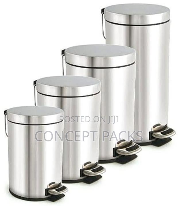 30l Steel Bins. Stainless Steel