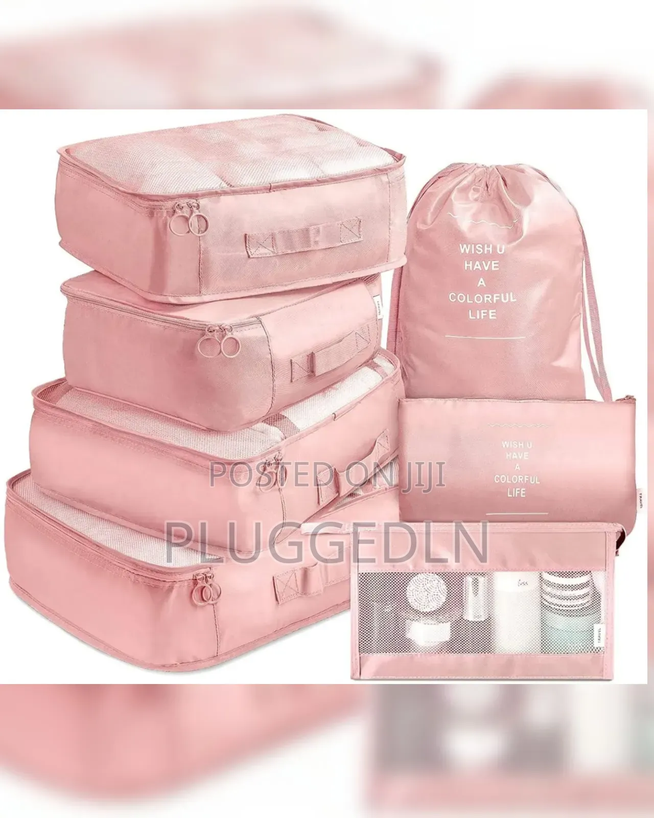 *8pcs Luggage Travel Organizers for Suitcase With Toiletry Case*