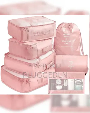 *8pcs Luggage Travel Organizers for Suitcase With Toiletry Case*