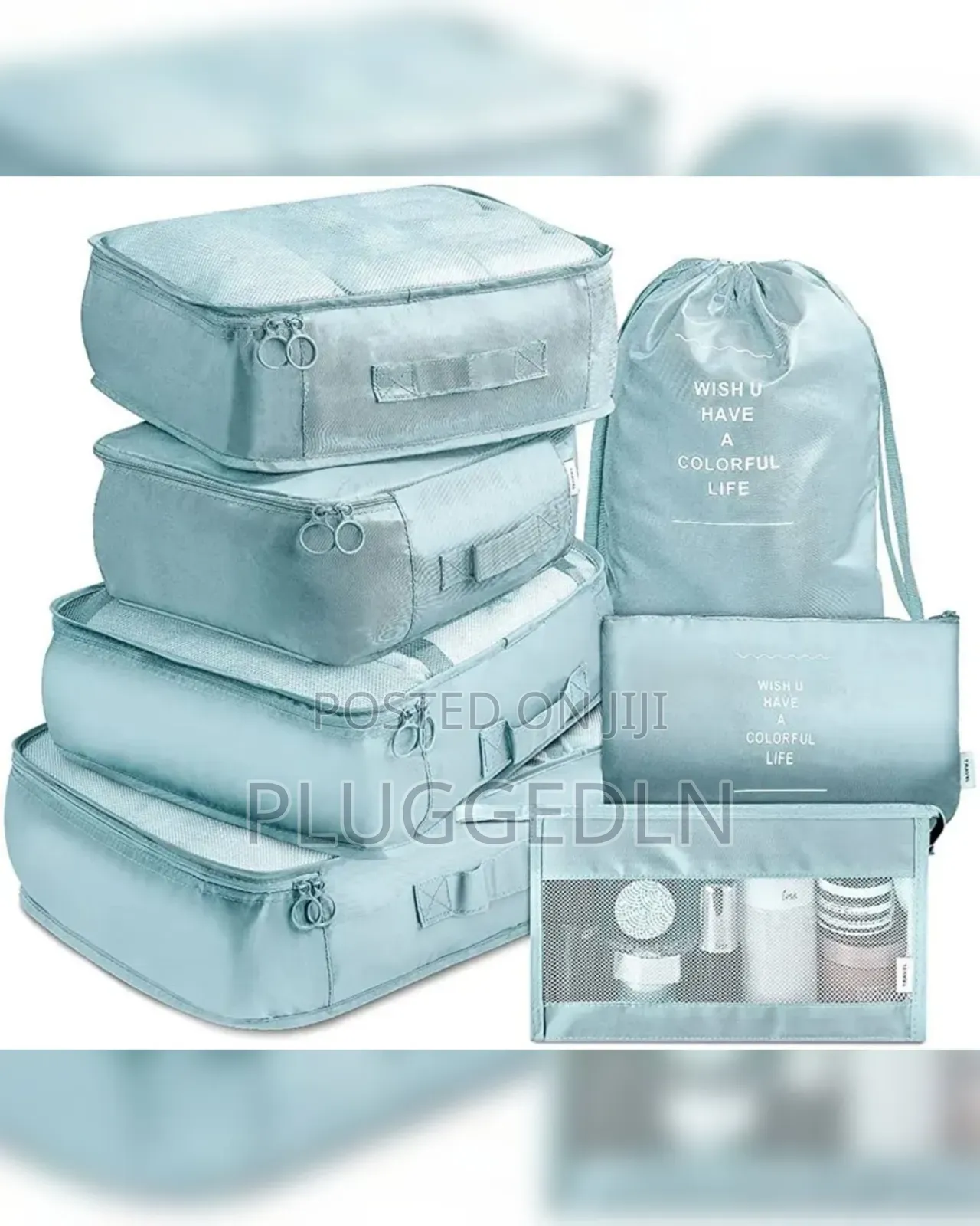 *8pcs Luggage Travel Organizers for Suitcase With Toiletry Case*