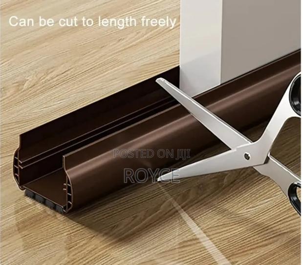 Under the Door Draft Stopper With Brush - thumbnail 3