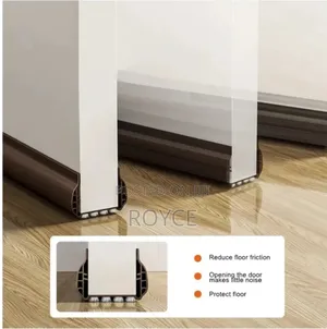 Under the Door Draft Stopper With Brush