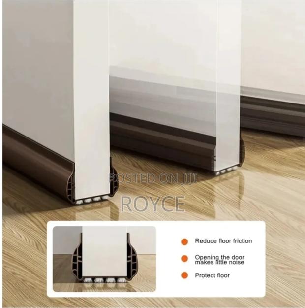 Under the Door Draft Stopper With Brush - thumbnail 4