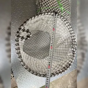 Foldable Houndstooth Laundry Hamper