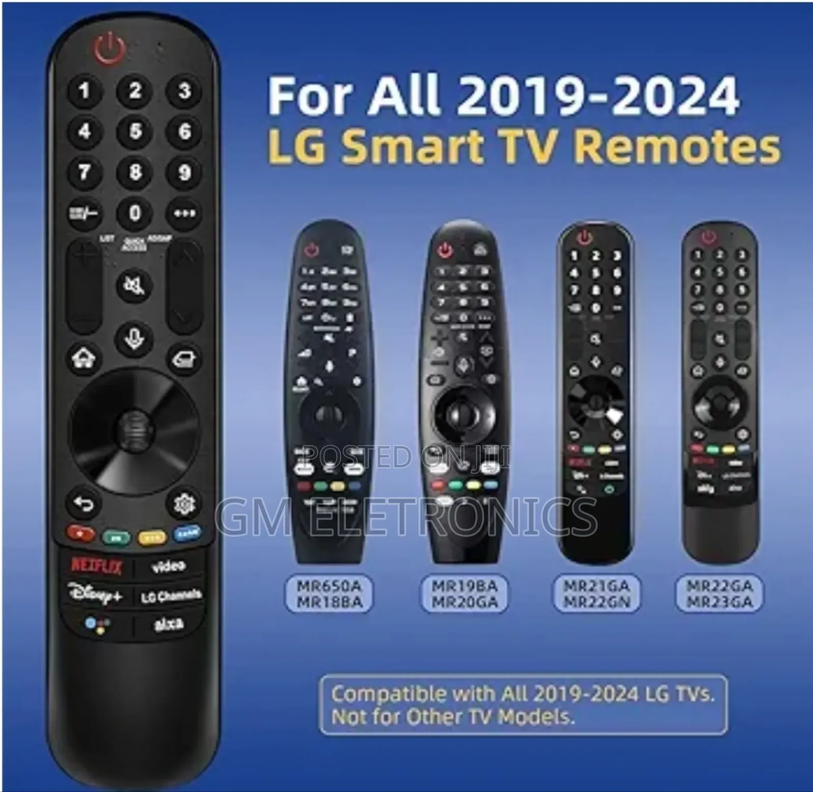 Remote -2019-2024 Lg Smart Tvs, Mr20/21/22/23/24ga - Voice Pointer.