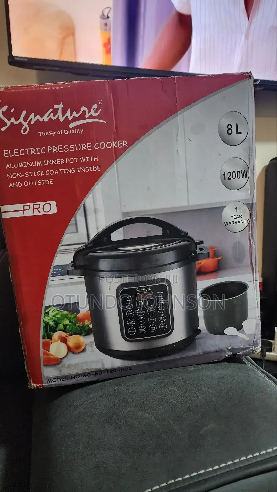 Signature 8 LTS Electric Pressure Cooker