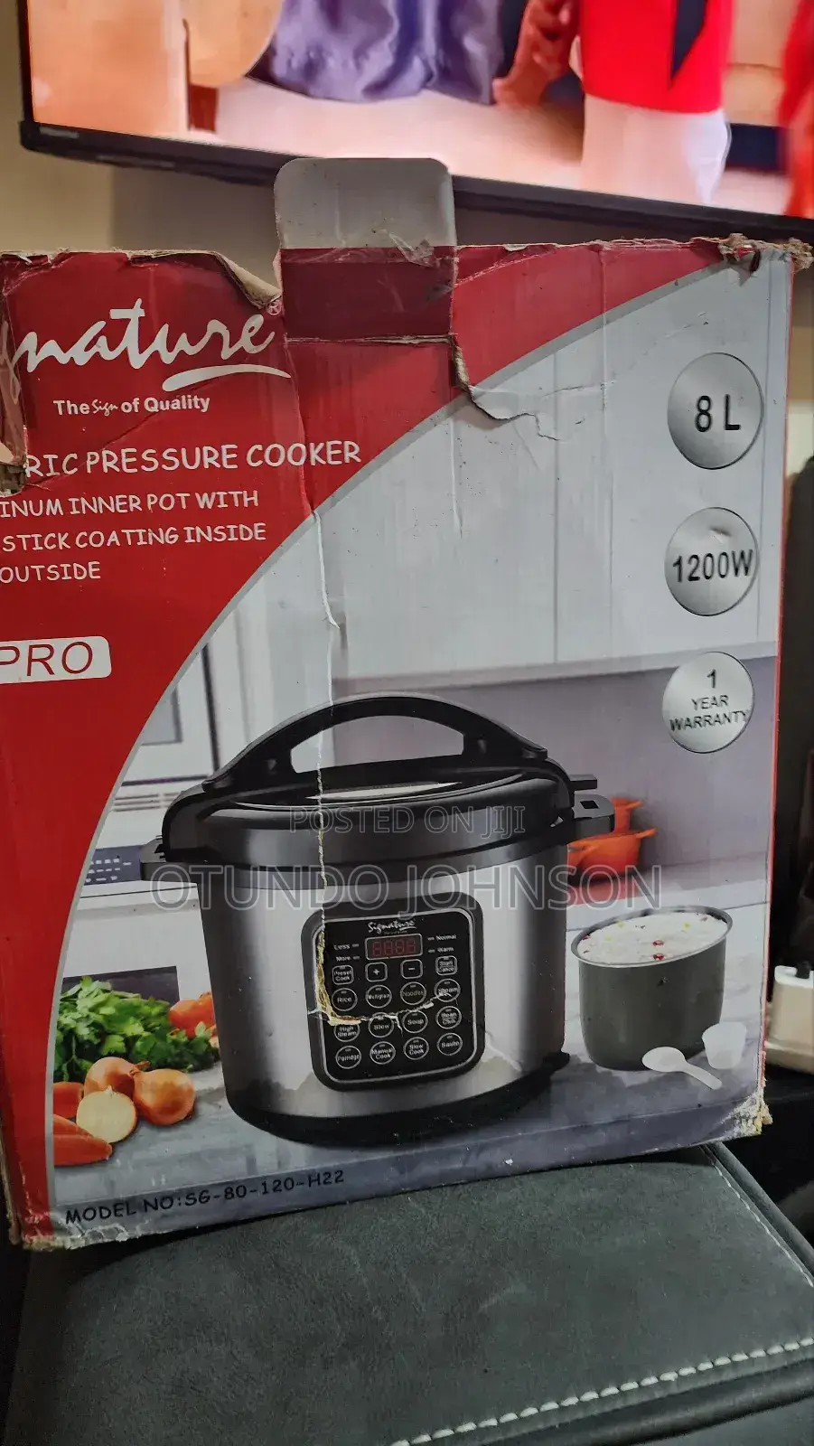 Signature 8 LTS Electric Pressure Cooker