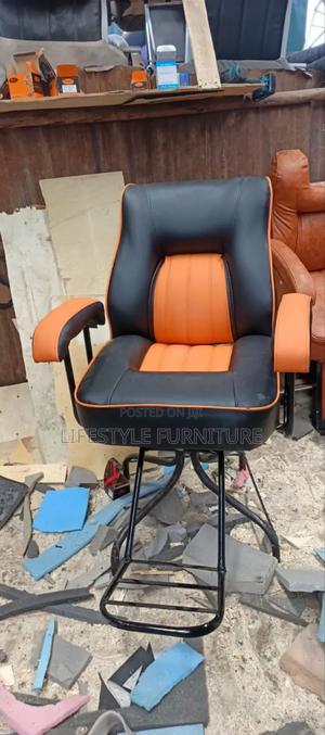 Simple Rotating Kinyozi Chairs - main view