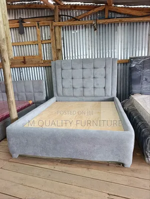 Gray Cozy Chesterfield Bed