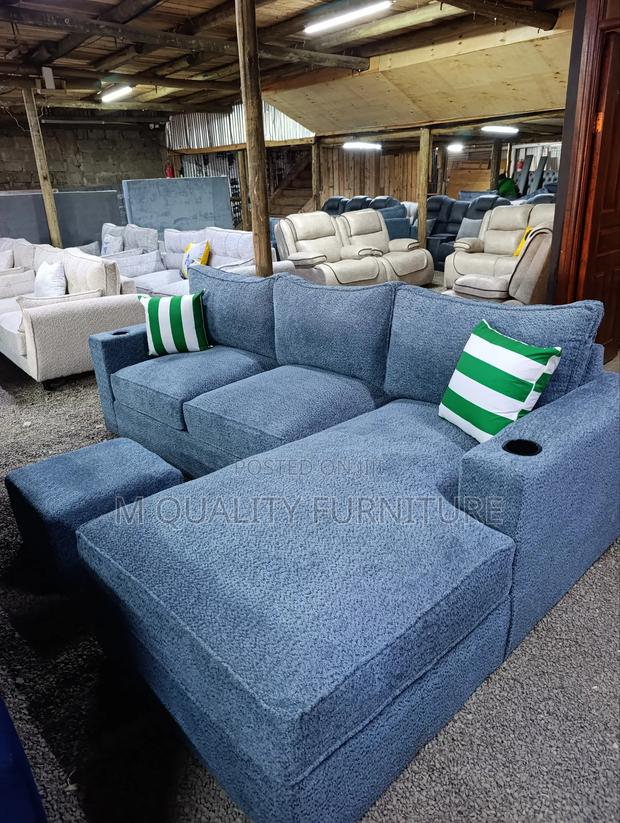 Blue Family Corner Sofas