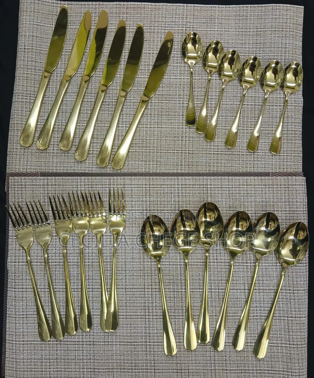 Gold Table Spoon