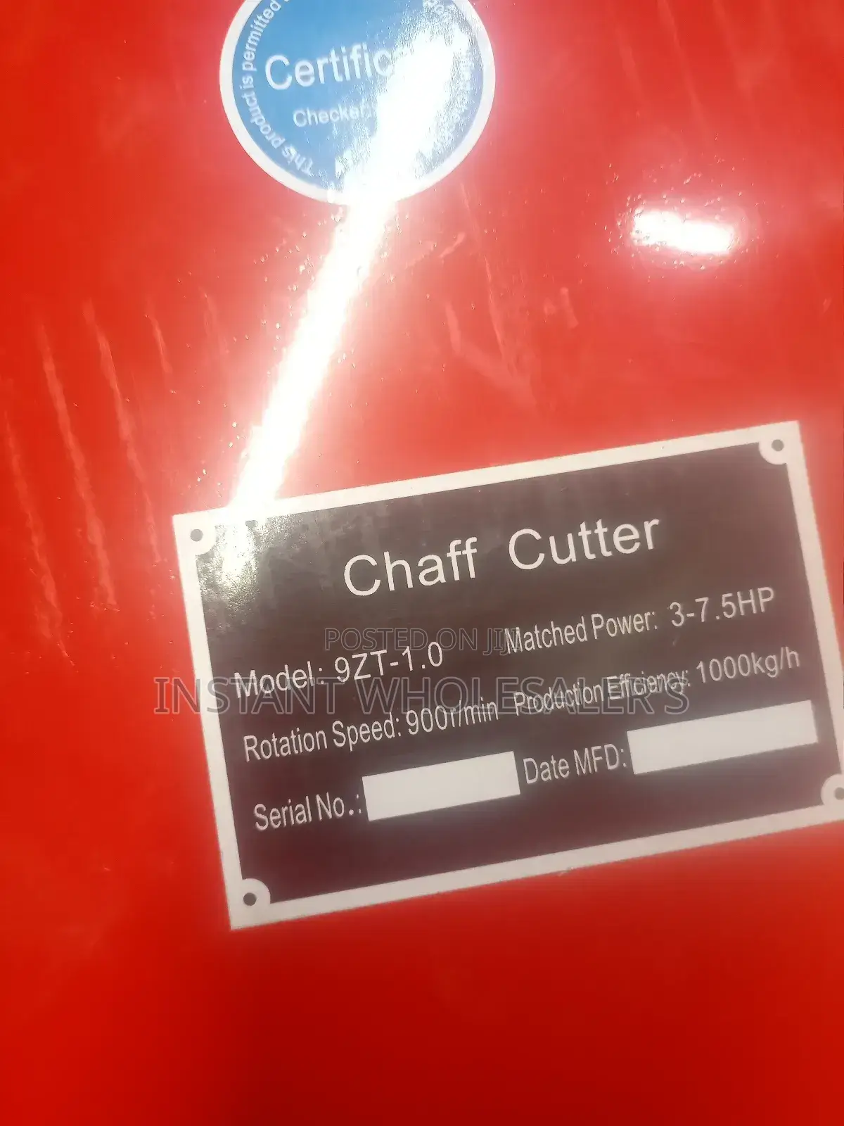Motorized/ Engine Chaff Cutter Machine