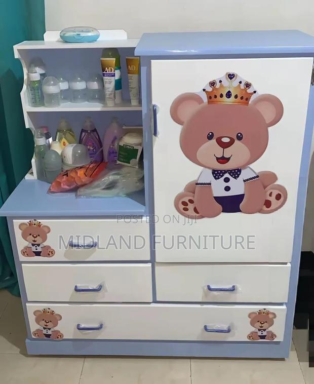 Kids Wardrobe With Drawers / Kids Cupboard / K - thumbnail 4