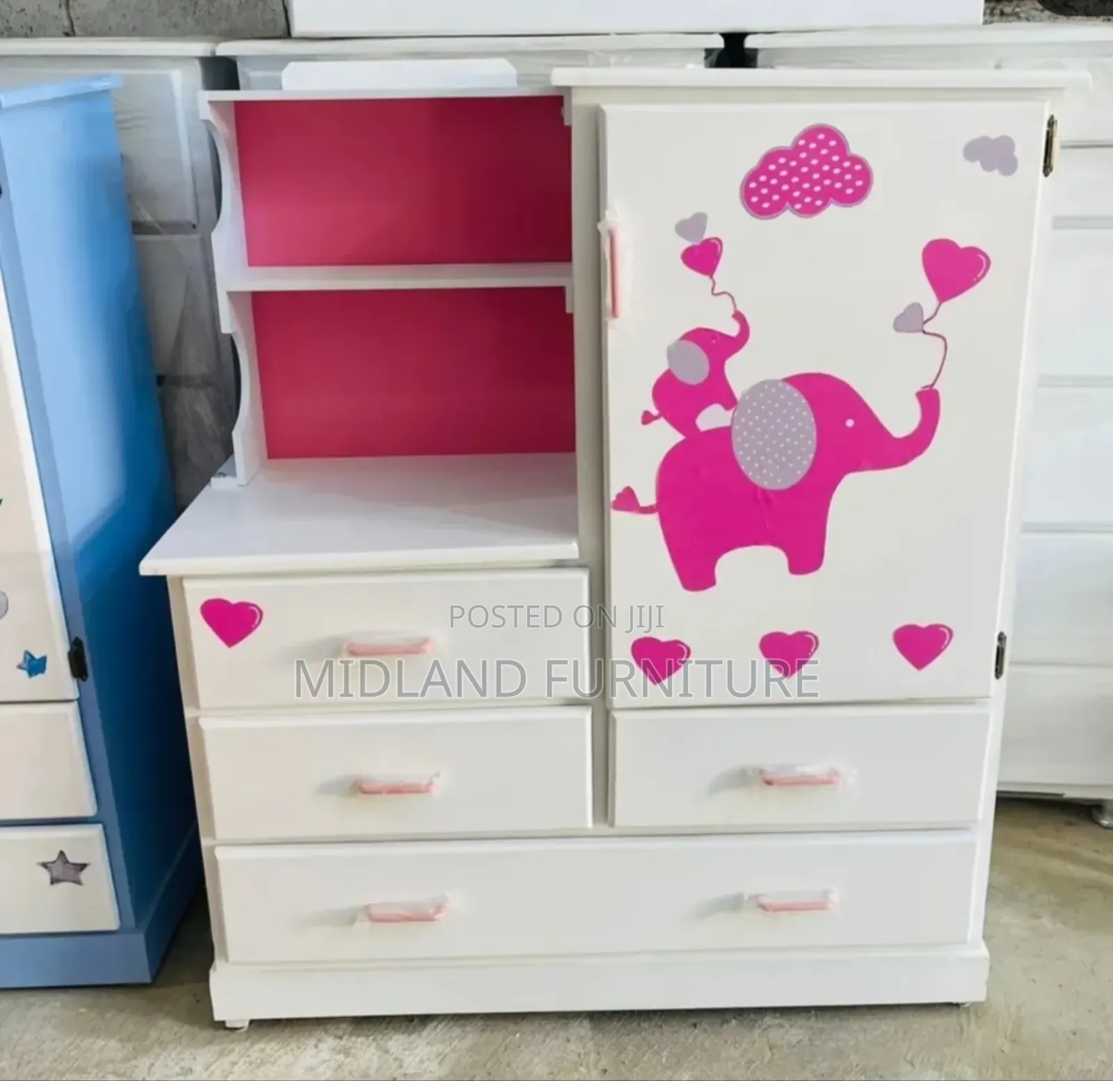 Kids Wardrobe With Drawers / Kids Cupboard / K