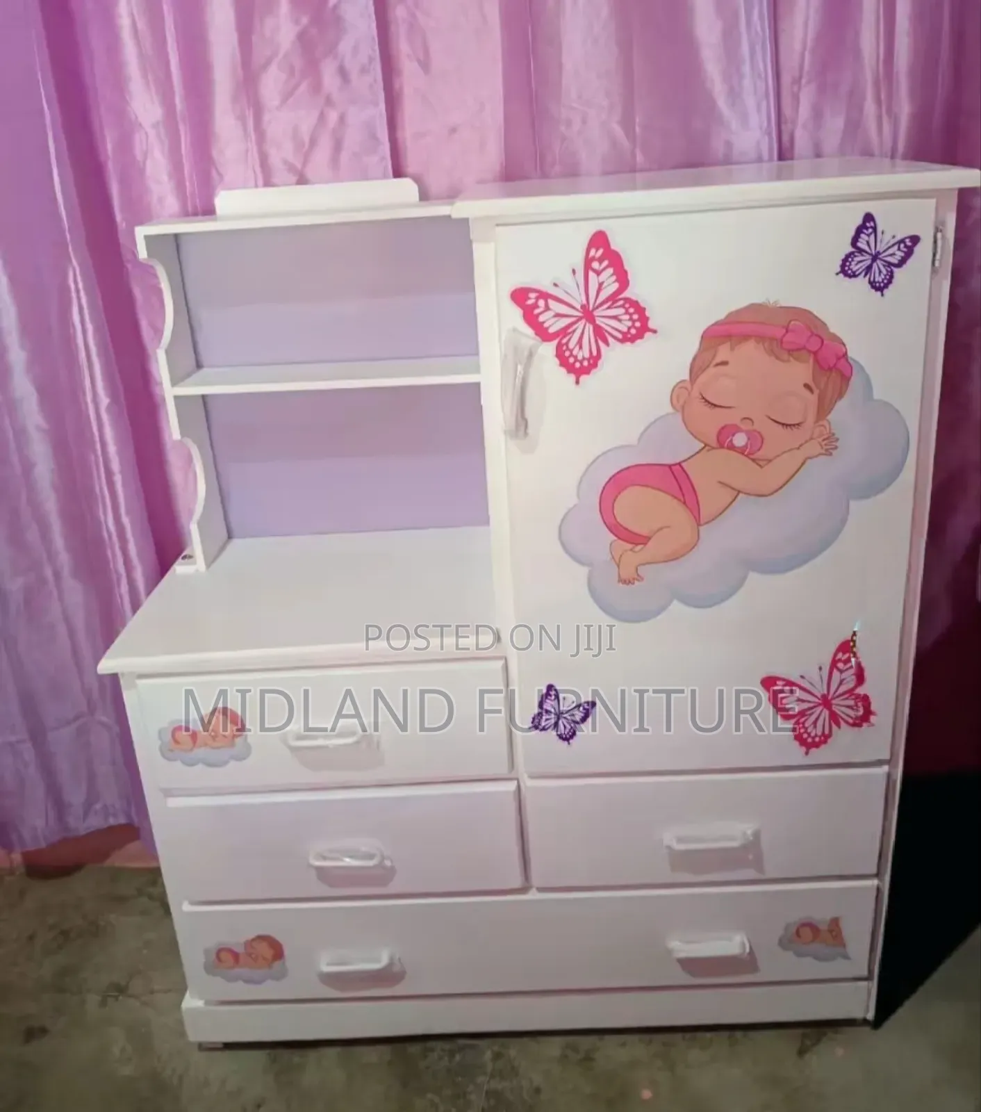 Kids Wardrobe With Drawers / Kids Cupboard / K