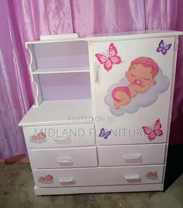 Kids Wardrobe With Drawers / Kids Cupboard / K - thumbnail 9