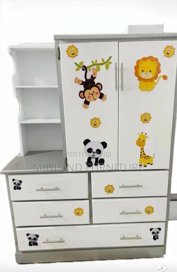 Kids Wardrobe With Drawers / Kids Cupboard / K - thumbnail 3