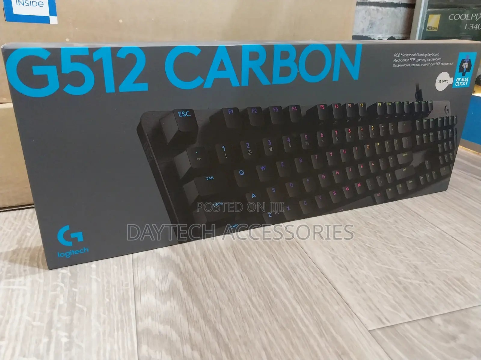 Logitech G G512 Carbon Lightsync RGB Mechanical Gaming Keyboard.