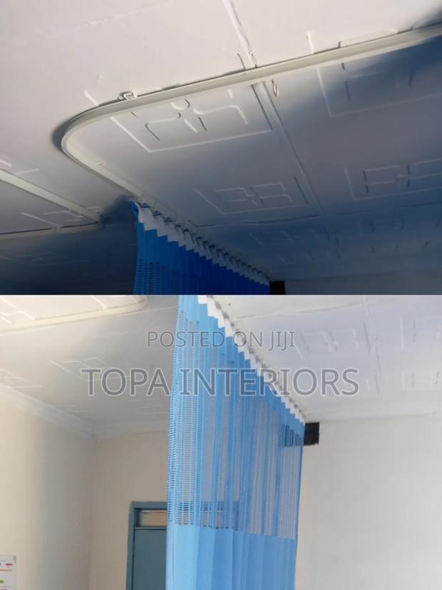 Hospital Curtain Rails for Ward Partitioning - main view