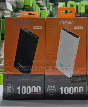 Amaya 10000mah Powerbank B03 High Capacity Powerbank