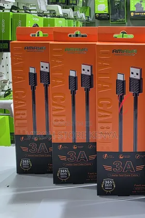 Amaya Type-C to Usb a Charging Cable 1m - Black