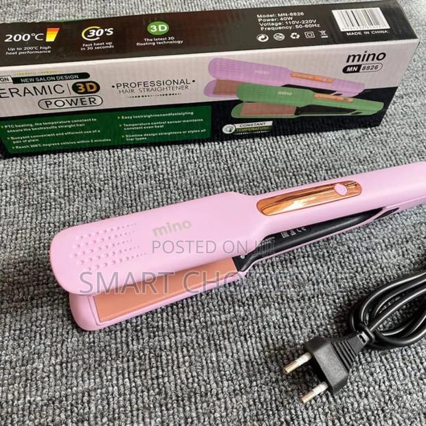 Proffesional Ceramic Hair Straightener Flat Iron 3d Power