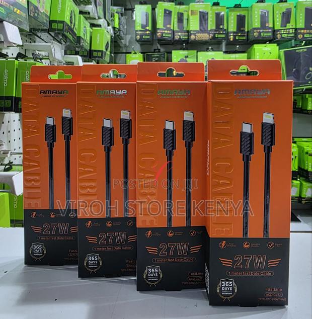 Amaya Type-C to Lightening Cable 27w 1m Cable - main view