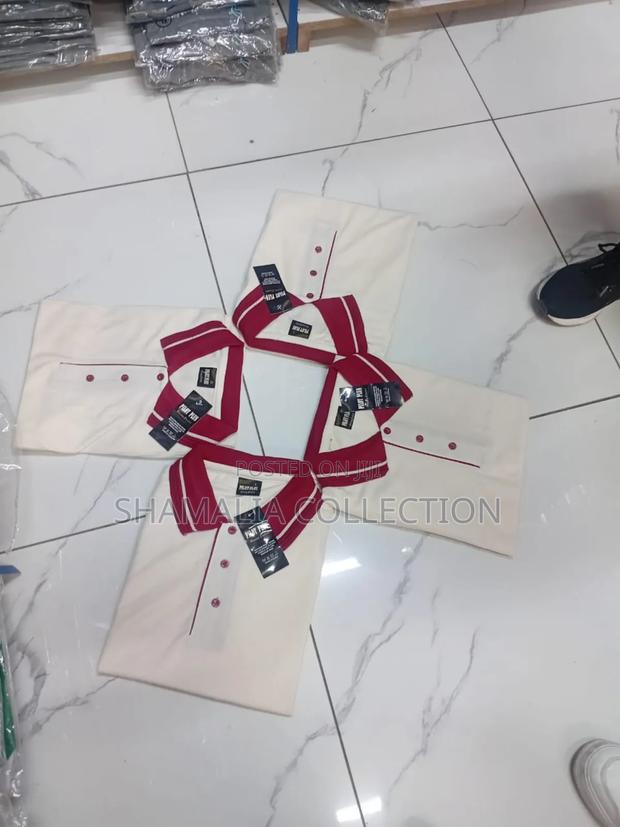 Baige Polo Tshirt With Different Collars - main view