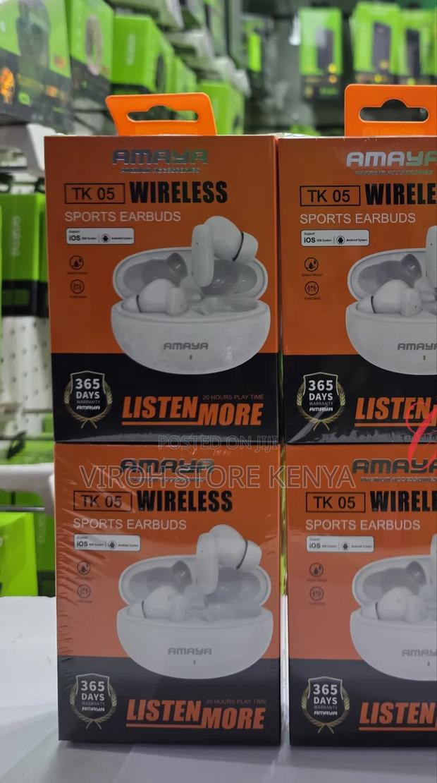 Amaya Tk05 Earbuds Wireless Sports Earbuds - thumbnail 2