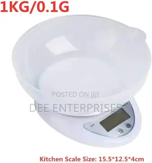 Digital Kitchen Weighing Scale With Bowl