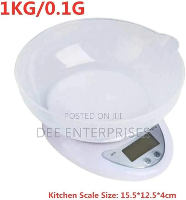 Digital Kitchen Weighing Scale With Bowl - thumbnail 3