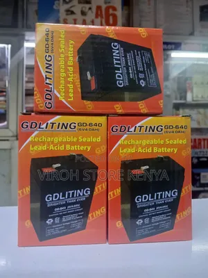 Gd Lighting 6v 4ah Rechargeable Battery