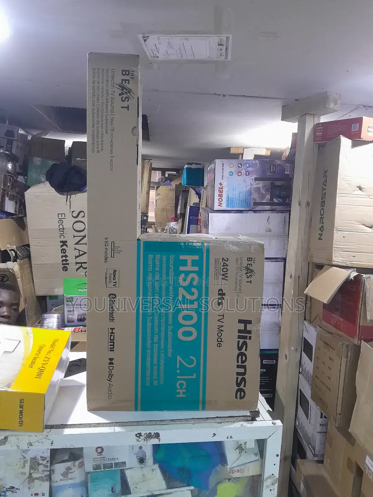 Soundbar Hs2100 Hisense 240w