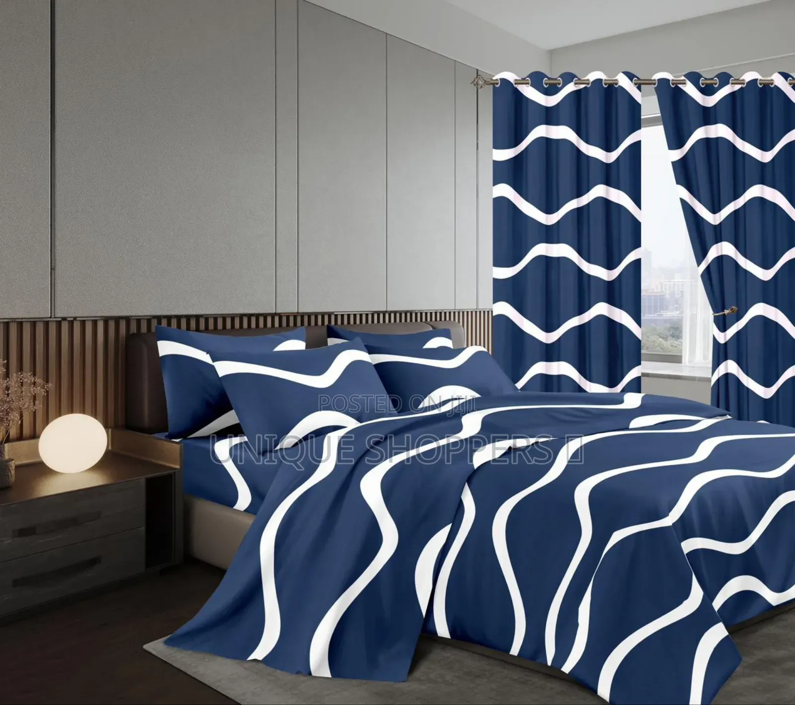 Warm Woolen Duvet With Matching *Curtains* . With 2 Bedsheet