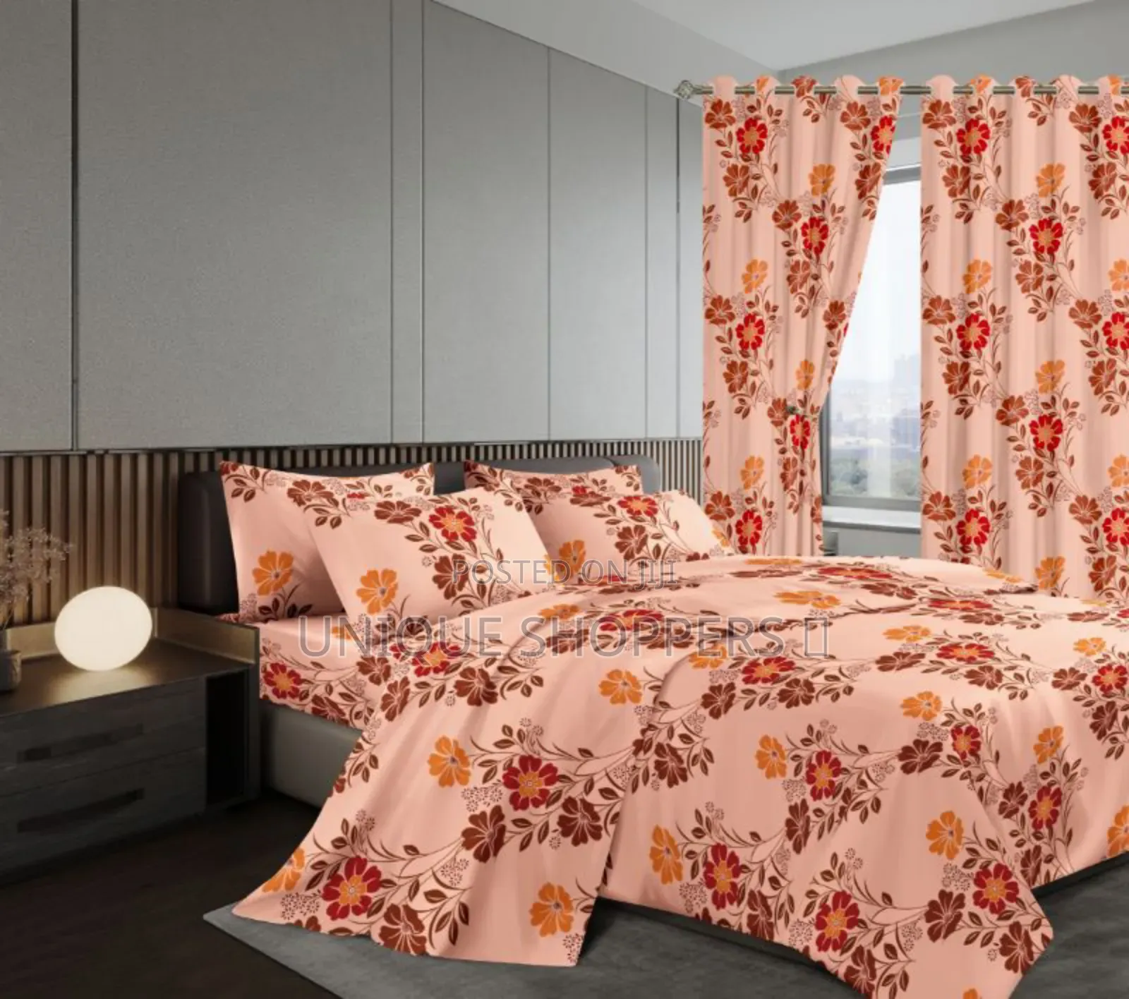 Warm Woolen Duvet With Matching *Curtains* . With 2 Bedsheet