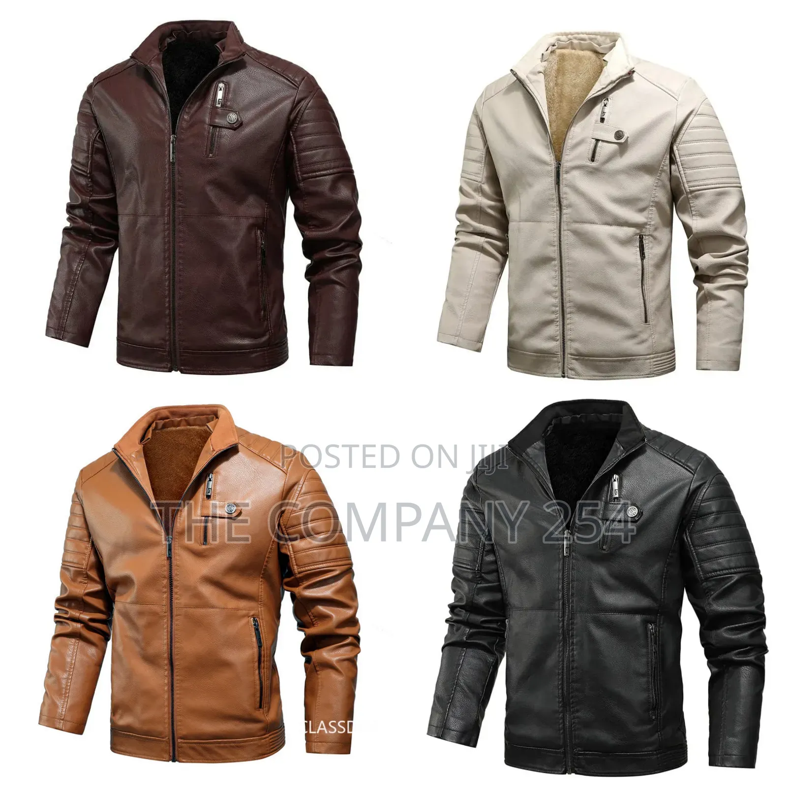 Quality All Weather Casual Men Leather Casual Fur Business Jackets