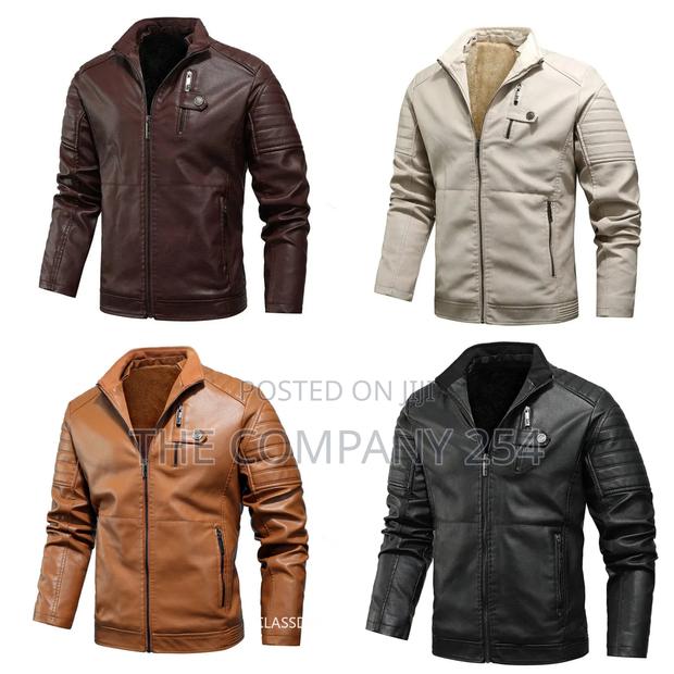 Quality All Weather Casual Men Leather Casual Fur Business Jackets