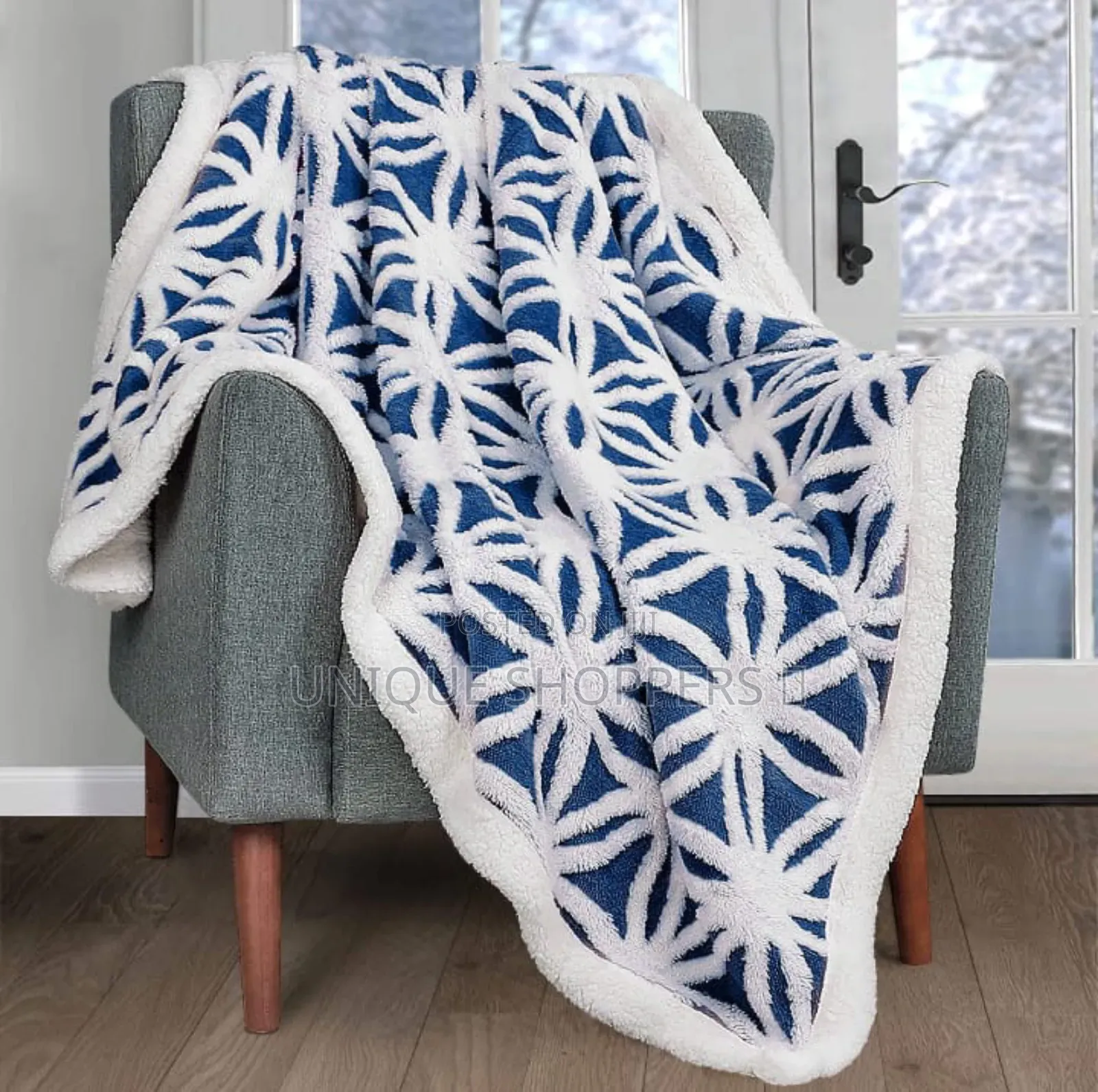 Warm Sherpa *Patterned* Blankets