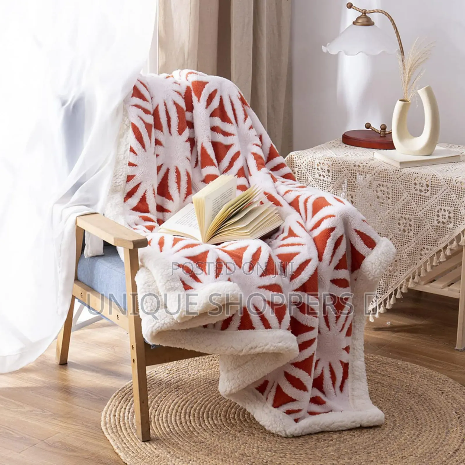 Warm Sherpa *Patterned* Blankets