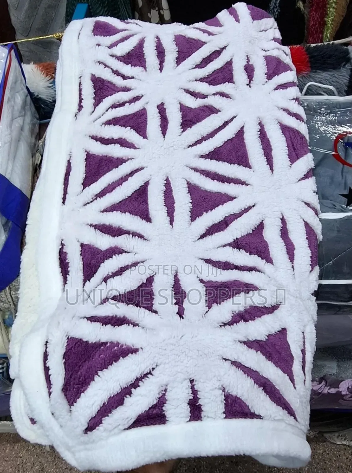 Warm Sherpa *Patterned* Blankets