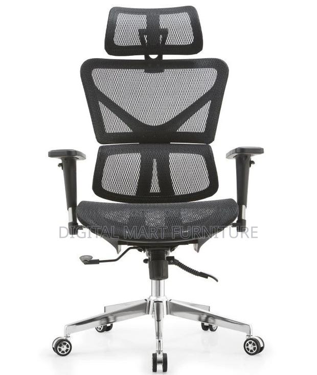 Office Chair: Black Armrest Office Chair - thumbnail 6
