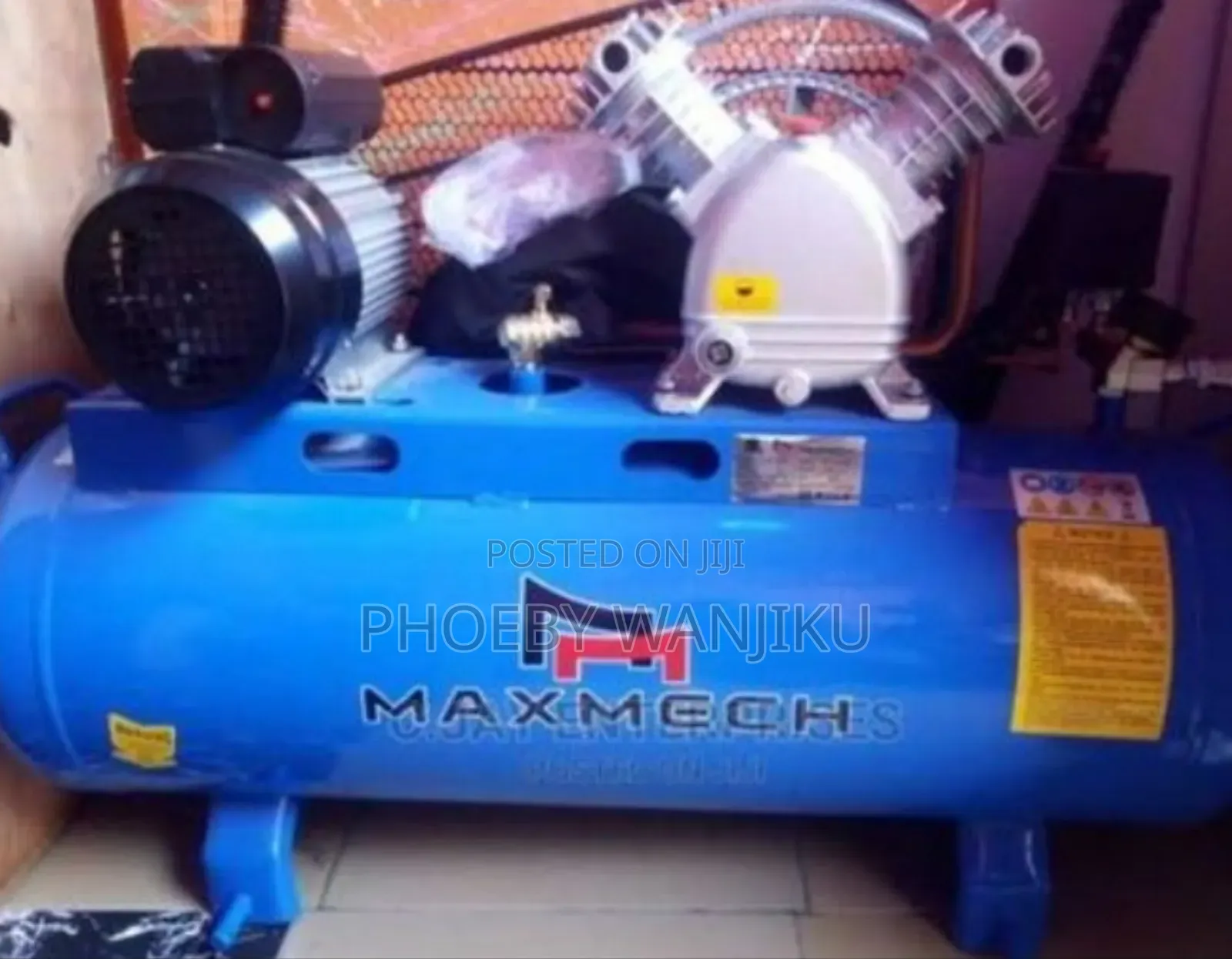Maxmech Belt Driven Air Compressor 100l