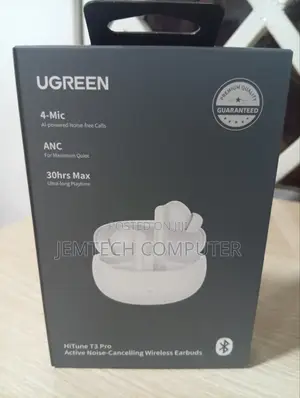 Ugreen Ws206 Hitune T3 Pro Anc Wireless Earbuds White